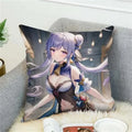 Axyaa Anime Genshin Impact Pillow Case Decor Cover for Bed and Sofa