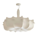 Axyaa Modern Handcrafted Silkworm Cloth Chandelier, 5-Light LED Pendant for Restaurants