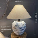 Axyaa Ceramic Table Lamp for Living Room, Bedroom, Study, Hotel, Desk