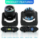 Axyaa LED Moving Head Light: 15 Gobos Stage Lighting Effect for Disco Party