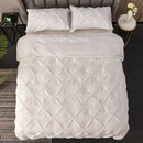 Axyaa 3D Flower Duvet Cover Set, Reversible Quilt Covers + Pillowcase, Solid Color, Home Bedding Essentials