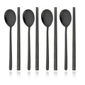 Axyaa 8-Piece Stainless Steel Flatware Set with Mirror Finish