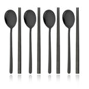 Axyaa 8-Piece Stainless Steel Flatware Set with Mirror Finish