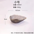 Axyaa Glass Water Drop Fruit Bowl Dessert Plate 300ml