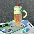 Axyaa 1100ML Straw Cup with Handle, Portable Leak-proof Water Bottle, Large Capacity