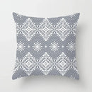 Axyaa Geometric Rose Dandelion Pattern Decorative Pillow Cover