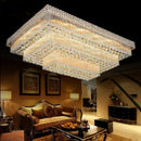 Axyaa European Style Crystal LED Ceiling Light for Villa Living Room Hall