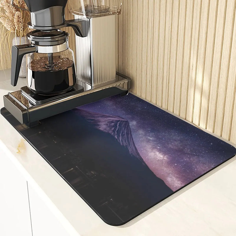 Axyaa Fujiyama Sakura Coasters Mats & Placemats: Plant Style Kitchen Table Mat