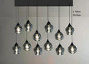 Axyaa Stainless Steel LED Chandelier Lights for Nordic Home Decor