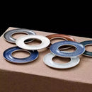 Axyaa Circular Ceramic Sushi Serving Plate for Molecular Cuisine and Restaurant Tableware
