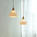 Modern Nordic Pendant Lights Lampu Gantung by Axyaa - Double Glass LED Chandelier for Home