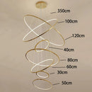 Axyaa Crystal Chandelier Stair Pendant Lamp Living Room Pendant Lights Modern Interior Lighting