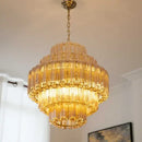 Axyaa Luxury Crystal Pendant Chandelier for Living Room, Bedroom, Hotel