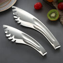 Axyaa Stainless Steel Food Clips - Creative Kitchen Tongs for Pasta, Salad, and More