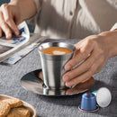 Axyaa Double Wall Espresso Tumbler Glasses Set