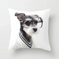 Axyaa Spectacle Dog Print Pillow Cover 45x45CM