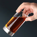 Axyaa Glass Brew Bottle with Scale - Leak-proof, Travel-friendly Fluid Container