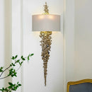 Axyaa Artistic Copper Wall Lamp for Living Rooms, Corridors, Clubs - Simple Decorative Light