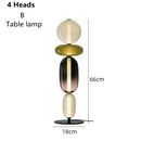 Axyaa Nordic Glass Table Lamp - LED Decor Lighting for Home and Exhibition