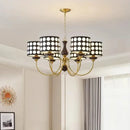 Axyaa Retro Polka Dots Chandelier | Minimalist Livingroom & Restaurant Lighting