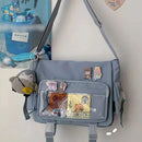 Kawaii Itabag for Dolls by Axyaa: Large Nylon School Tote & Crossbody Bag