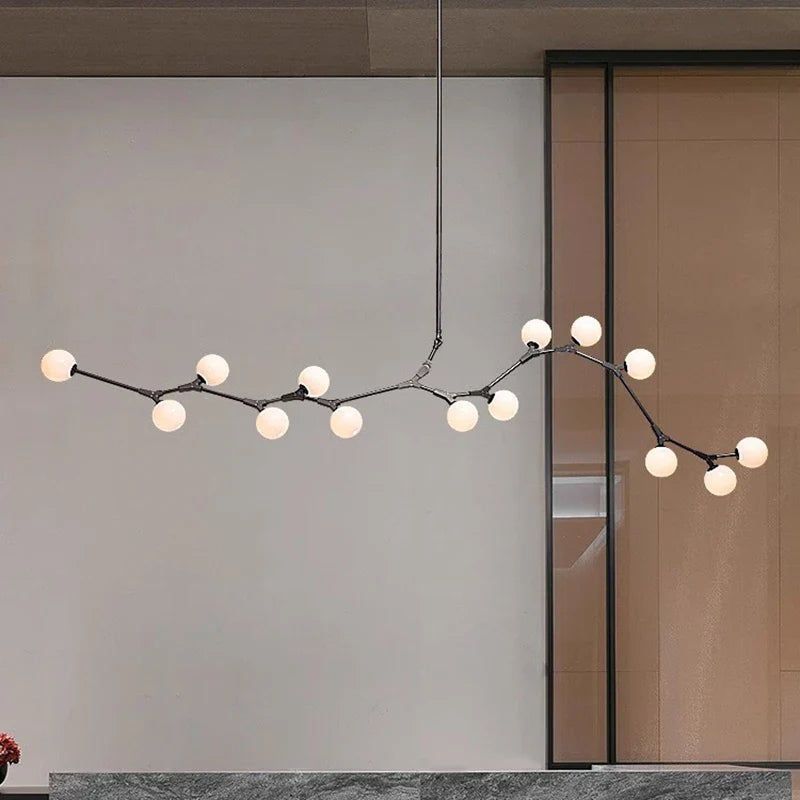 Axyaa Modern Pendant Light for Dining Room - LED Chandelier Ceiling Lamp