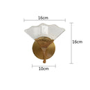 Axya Ginkgo Leaf LED Crystal Wall Lights for Home Decor & Living Room