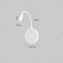 Axyaa Adjustable Angle Wall Light with USB Charging Port - Bedroom & Corridor Decor
