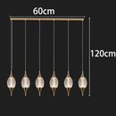Axyaa Modern LED Chandelier Ceiling Lamp for Living Room Dining Indoor Lighting