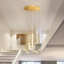 Axyaa Crystal LED Pendant Chandelier for Luxury Home Lighting