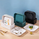 Axya Plastic Tray Cartoon Snack Cake Plate Home Kitchen Accessories