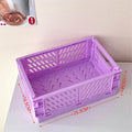 Axyaa Ins Folding Storage Rack Box | Portable Organizer for Desktop, Food, Toys & Stationery