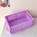 Axyaa Ins Folding Storage Rack Box | Portable Organizer for Desktop, Food, Toys & Stationery