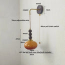 Axyaa White Glass Globe LED Wall Light Fixture - Nordic Modern Design