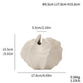Axyaa Ceramic Vase: Artistic Pottery Sculpture for Advanced Flower Arrangements and Home Decor