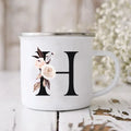 Enamel Creative Coffee Cups Vintage Design by Axyaa