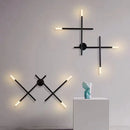 Axyaa Cross Wall Lamp: Nordic Minimalist Modern Designer for Home Decor Lighting