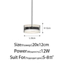 Axyaa Luxury Glass Strip Pendant Lights - Single & Triple Head Bar Suspension Lamp