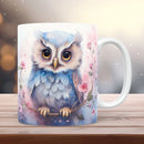 Axyaa Ceramic Owl Coffee Mug 11oz - Cute Owl Design Tea Cup