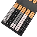 Axyaa Bamboo Chopsticks Set for Healthy Dining and Gift Giving
