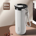 Axyaa Stainless Steel Insulated Cup with Lid - 350/500ML Thermal Mug Vacuum Flask