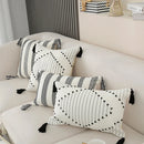 Axyaa Tufted Jacquard Embroidery Cotton Pillowcase Cojines 45X45