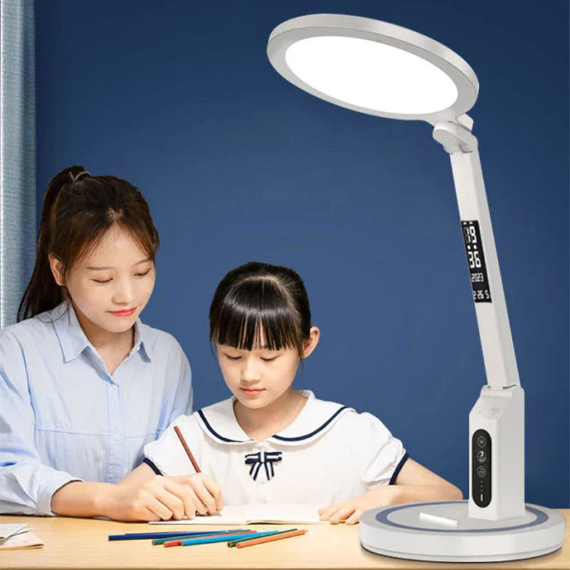 Axya LED Desk Lamp: Foldable Dimmable USB Night Light