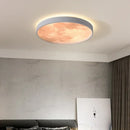 Axyaa Lunar LED Ceiling Light: Modern Circular Bedroom Lamp