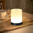 Axyaa Touch LED Table Lamp - Stepless Dimmable Night Light for Bedroom Décor