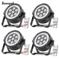 Axyaa RGBW 4IN1 LED Par Light Stage Effect for DJ Disco Party Concert