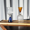 Axyaa Retro Summer Wine Glass Cold Drink Water Cup Cute Drinking Utensils