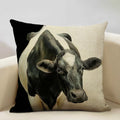 Axyaa Nice Cow Cushion Cover - Decorative Pillow Case for Sofa & Chair