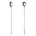 Axyaa 30CM Long-handled Stainless Steel Coffee Ice Cream Tea Stirring Spoon