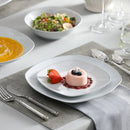 Axyaa ELISA Porcelain Plates Set for 12/24 Person